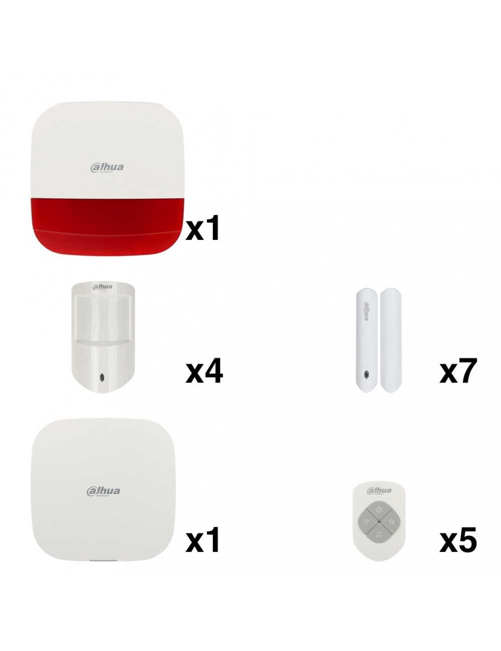 Dahua ART-ARC3000H-03-W2(868)-52 - Système d'alarme pour maison