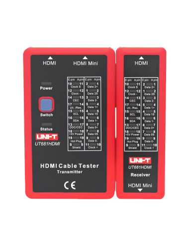 Uni-T UT681HDMI - Testeur de câbles HDMI/MINI-HDMI