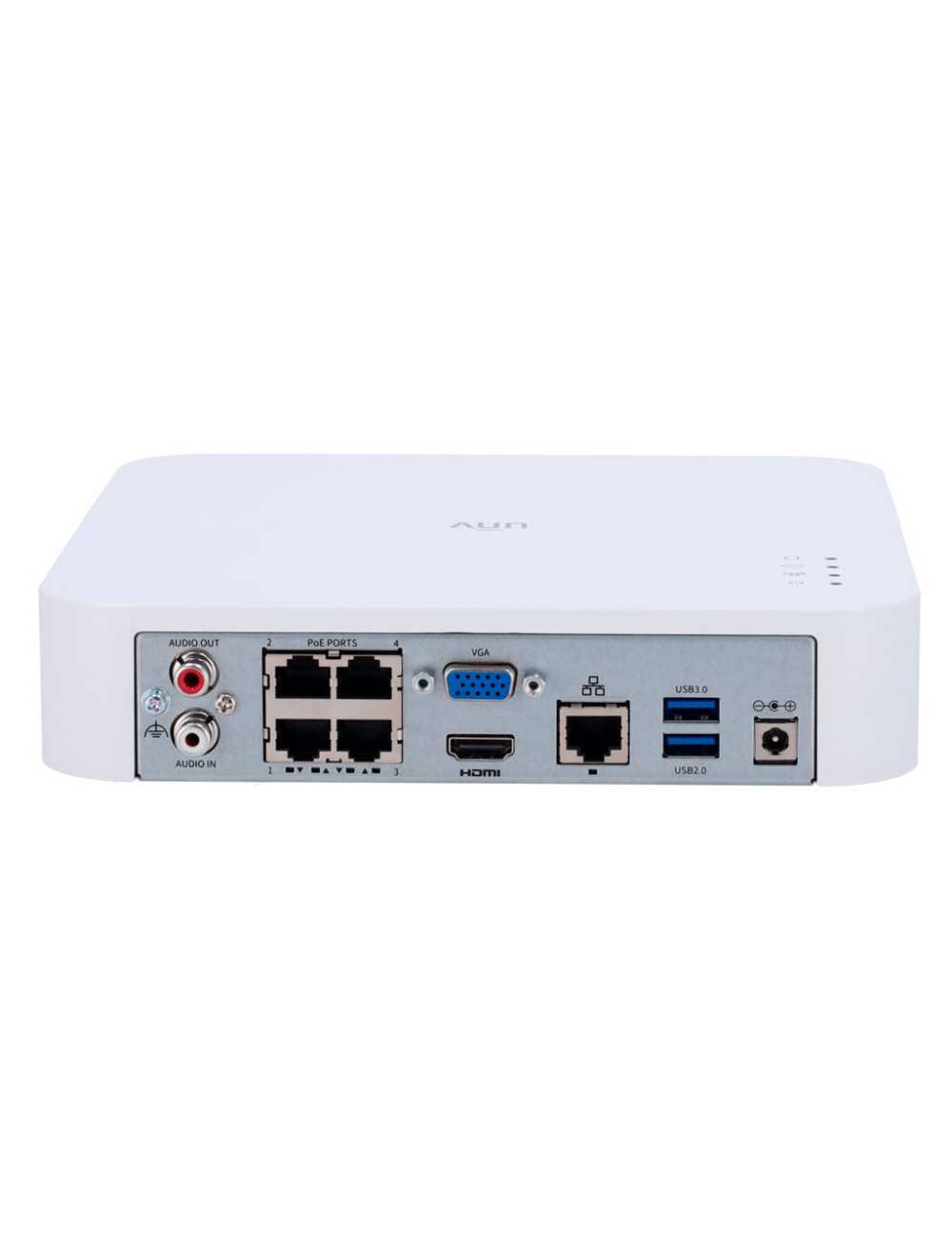 Uniview NVR501-04B-LP4 - Enregistreur NVR 4K avec PoE