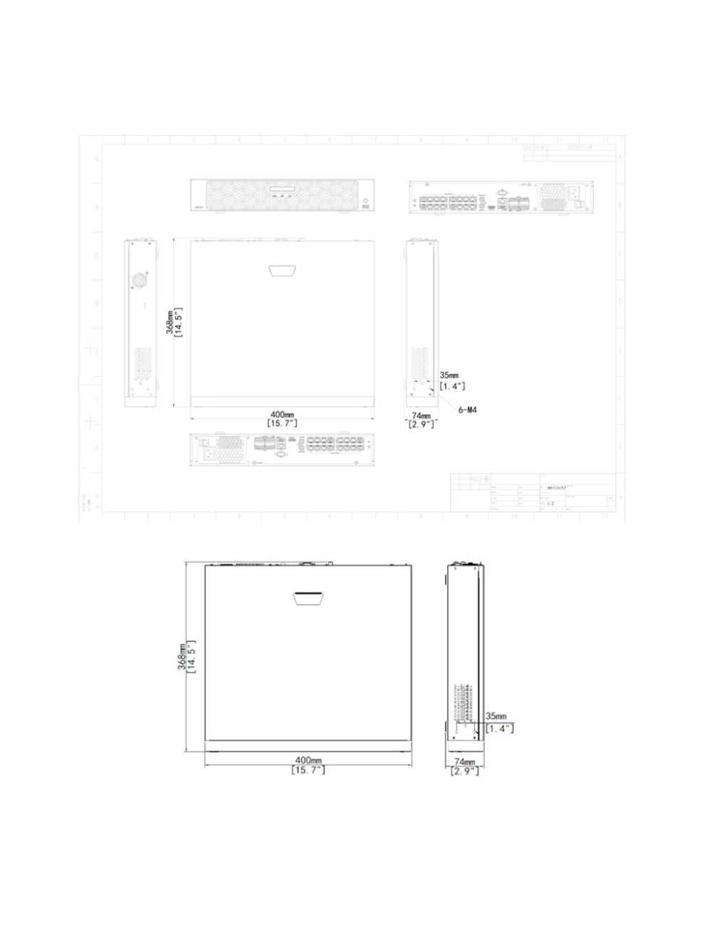 Uniview NVR504-16B-P16-IQ - Enregistreur Vidéo IP 16 Canaux