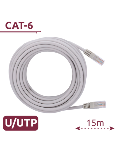 Safire UTP6-H-15W - Câble Ethernet Catégorie 6 - 15 mètres