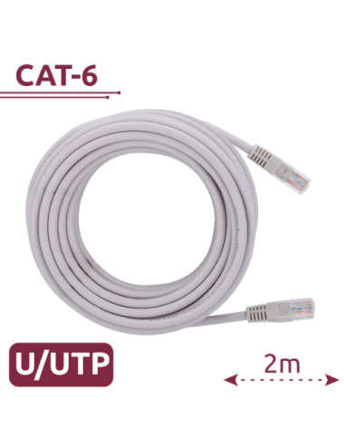 Safire UTP6-H-2W - Câble Ethernet Catégorie 6 2 mètres