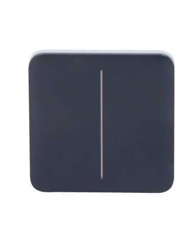 Ajax SoloButton 2-Gang - Panneau tactile sans contact pour interrupteur double