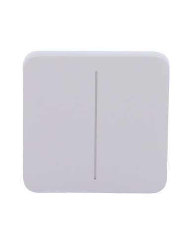 Ajax SoloButton 2-Gang - Panneau tactile sans contact pour interrupteur double