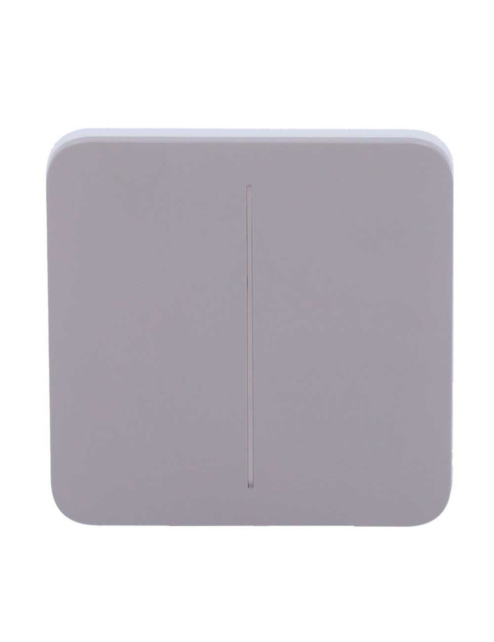 Ajax SoloButton 2-Gang - Panneau tactile sans contact pour interrupteur double