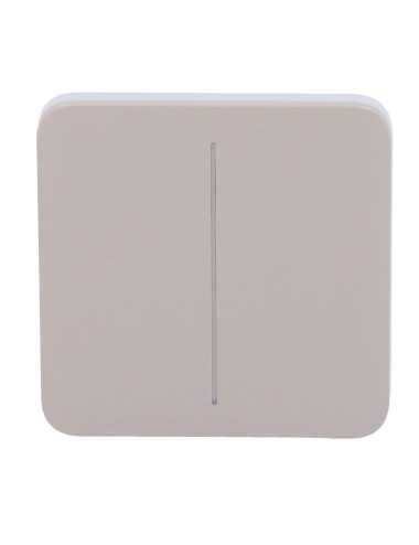 Ajax SoloButton 2-Gang - Panneau tactile sans contact pour interrupteur double