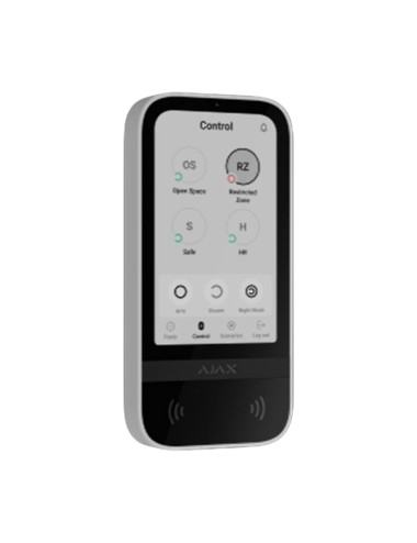 Ajax KeyPad TouchScreen Fibra – Clavier Tactile Filaire Sécurisé