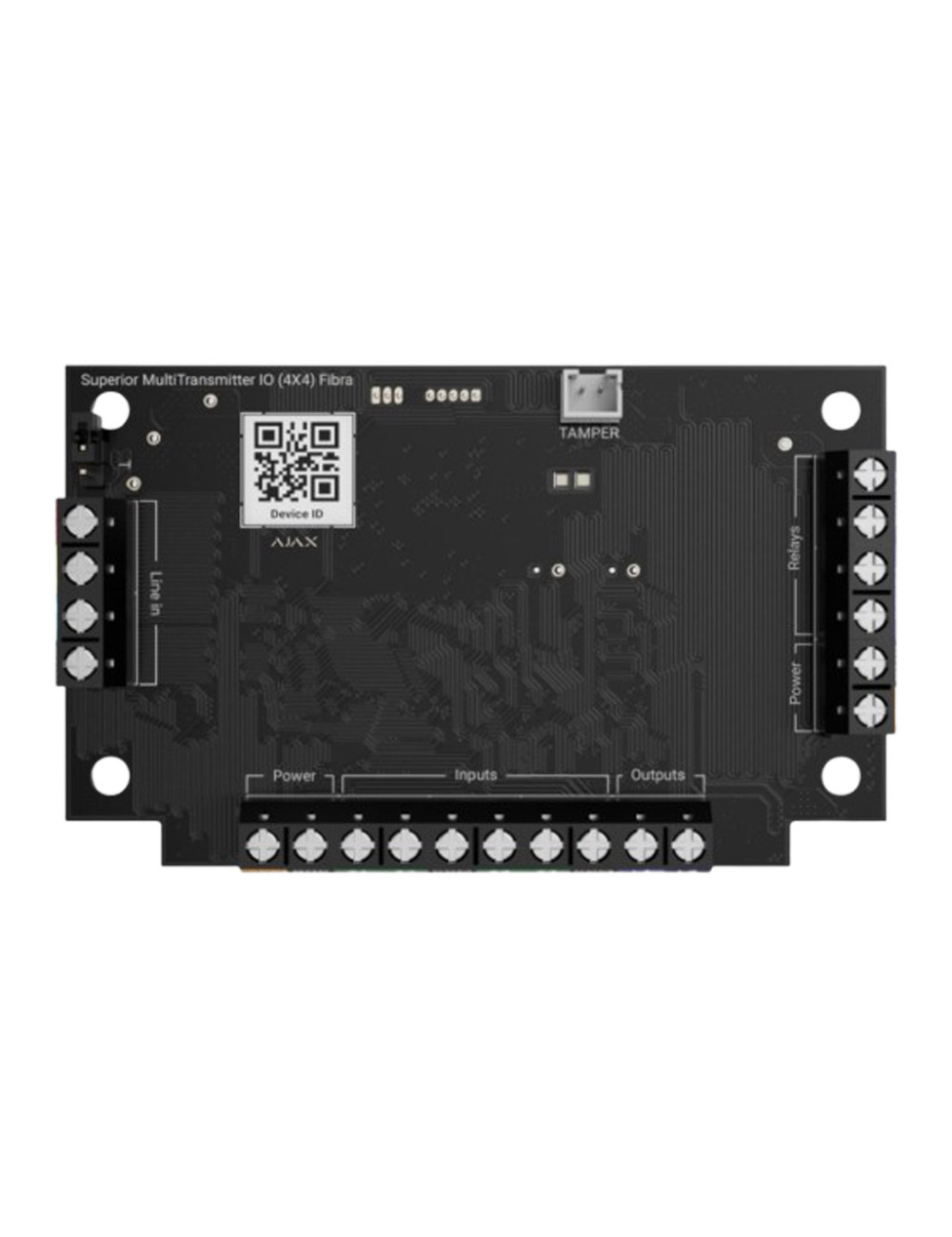 Ajax Superior MultiTransmitter IO (4x4) Fibra – Module d'Intégration Filaire pour Dispositifs Tiers