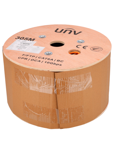 Uniview UV-FTP6A – Câble Réseau Cat6A F/FTP Cuivre 305m