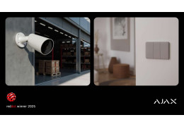Ajax BulletCam et LightSwitch primés aux Red Dot Awards : quand la sécurité rencontre le design Ajax BulletCam et LightSwitch primés aux Red Dot Awards : quand la sécurité rencontre le design